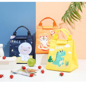 New Simple Design Custom Tiger <strong>Animal</strong> <strong>Print</strong> Waterproof Insulated Lunch Cooler <strong>Bag</strong> Kids Picnic <strong>Bag</strong> for Children - Product Image 1