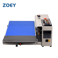 Machine à sceller ZOEY FR-1000, machine à sceller à roue à encre continue, scelleuse à film thermique, scelleuse à bande, machines à sceller les sacs en plastique