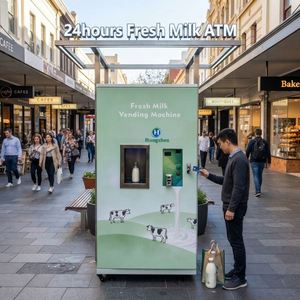 Robot expendedor de café, té y bebidas personalizado, robot kiosco sin personal, máquina expendedora de café para centros comerciales y lugares turísticos - Product Image 3