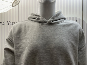 Pullover in cotone pesante personalizzato Mens Essentials High Street Hip Hop felpe oversize in tinta unita senza stringhe - Product Image 3