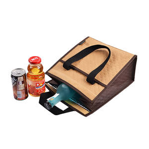 Bolsa refrigeradora de almuerzo impresa personalizada de Vietnam, bolsa refrigeradora portátil reutilizable con aislamiento de playa para entrega de alimentos, bolsas refrigerantes para comida de picnic - Product Image 5