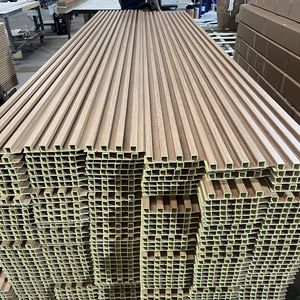 Venezuela Colombia 160mm 2.9 <strong>Meter</strong> Slat <strong>Fluted</strong> Pvc Wpc Wall Panel for Indoor Decoration