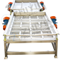 Machine de déshuileage et de déshydratation par vibration pour aliments frits et légumes, moteur en acier inoxydable 304, haute efficacité