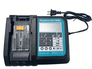 Chargeur de remplacement OEM ODM 18V DC18RC pour Makita, compatible avec DC18RD DC18RF DC18SF, adapté aux outils Makita avec plusieurs prises - Product Image 1