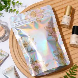 Bolsa de Embalaje con Cierre Hermético, Personalizada con Impresión, de Mylar, con Cierre Zip, Holográfica, Láser, con Base, Termosellable, Venta al Por Mayor - Product Image 3