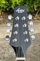 Mandoline à 8 cordes Aiersi, style bois de tilleul, Sunset Vintage Bluegrass, corps en arc, instrument à cordes acoustique, marque personnalisée