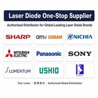 Diode laser rouge SHARP GH1631IA8C 639nm 185mW en plastique plat LCP LD pour la lecture de codes-barres, l'éclairage de scène et les capteurs d'affichage