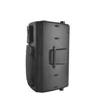Enceinte active bidirectionnelle en plastique de 15 pouces, 300 W RMS, 4 ohms, 98 dB, classe AB, égaliseur 5 bandes, équipement audio professionnel