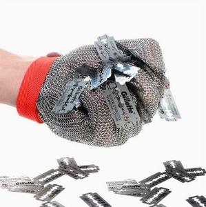 Vente d'usine : <span class=keywords><strong>Gants</strong></span> de travail en acier inoxydable de qualité alimentaire pour boucher, <span class=keywords><strong>gants</strong></span> à maillons réglables pour travaux dangereux - Product Image 2