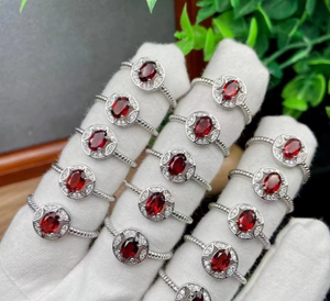 Bague en pierres semi-précieuses naturelles, best-seller, quartz rose, agate mousse, aigue-marine, <span class=keywords><strong>pierre</strong></span> <span class=keywords><strong>de</strong></span> <span class=keywords><strong>lune</strong></span>, bijoux en cristal, cadeau pour la Saint-Valentin - Product Image 5