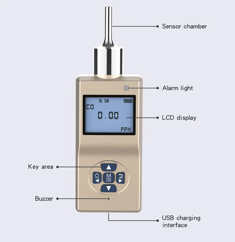 Safewill Hoge Kwaliteit Es20b Gasconcentratiedetector Lachgas/Co2 Infrarood Gasdetector Met Geluid/Licht Alarm