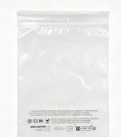 Sac d'emballage à fermeture éclair personnalisé avec logo imprimé, vente en gros d'usine, pour câble de données USB, adaptateur, lecteur de carte, accessoires électroniques