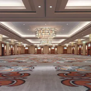 Tappeto di lusso personalizzato per la decorazione del pavimento e della parete degli hotel e del tappeto delle ville per il banchetto