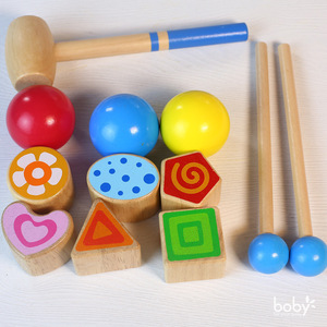 Martelage martelant jouets en bois jouet éducatif Xylophone forme trieur bébé enfant en bas âge enfants développement Montessori apprentissage jouet - Product Image 4