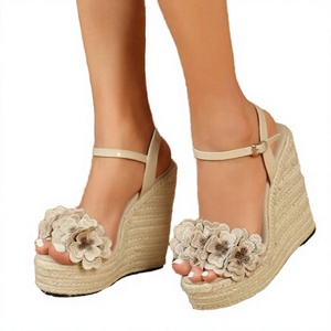 New Sexy Fashion Simple Breathable Open Toe Wedge Waterproof Trolley <b>Sandals</b> - Product Image 2