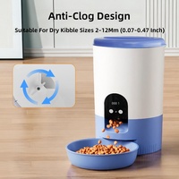 Distributeur automatique de nourriture pour animaux de compagnie, grande capacité 3L, contrôle par application, pour chats et chiens, alimentation intérieure