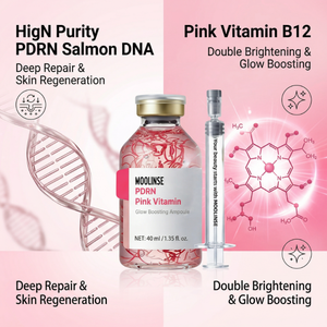Sérum Éclat MOOLINSE au Collagène, Peptides de Cuivre, PDRN et <span class=keywords><strong>Vitamine</strong></span> B12, Acide Hyaluronique, Soin Visage pour Femmes 40ml OEM - Product Image 2