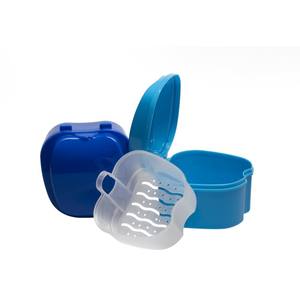Apple-Shaped Plastic <b>Denture</b> Case PP <b>Denture</b> <b>Box</b> <b>for</b> Molar and Retainer Care Dental Case <b>for</b> Optimal Oral Health - Product Image 2