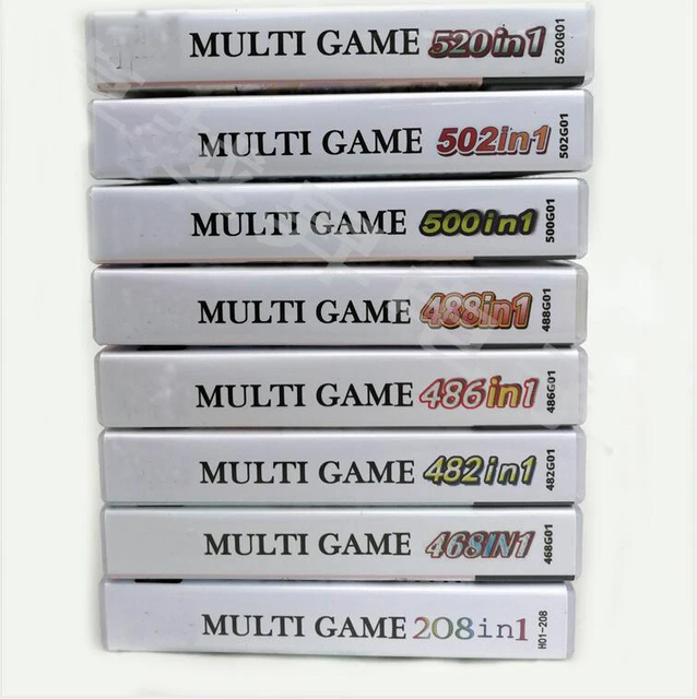 520 in 1 Video Game Cartridge Classic for  for Nintendo DS NDS 3DS XL 3DSXL 2DS NDSL NDSI