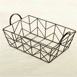 Stackable Metal Wire <b>Basket</b> for Closet, Shelves, and Organizing Clothes, Toys, and Accessories - Product Image 1