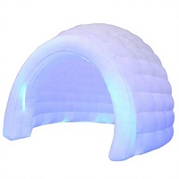 Tenda Gonfiabile a Cupola con Illuminazione LED Bianca, Impermeabile, per Eventi all'Aperto, Feste, Matrimoni, Uso Commerciale, Dimensioni Personalizzabili