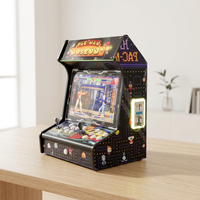 Console de jeu d'arcade Bartop avec fonction de poussée de pièces, jeux multiples, divertissement familial, Pandora Box, joystick et boutons de poussée, jeu de boxe