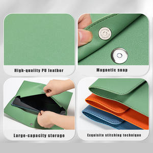 <span class=keywords><strong>Carpeta</strong></span> de Cuero PU A4 con Logotipo Personalizado, Organizador de Documentos, Suministros de Oficina, Bolsa para Documentos - Product Image 6