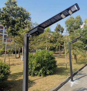 Farola <span class=keywords><strong>solar</strong></span> todo en uno avanzada 40W 5050 LED Super brillante 2700K-6500K CCT blanco cálido IP65 impermeable DC Street Roads - Product Image 2