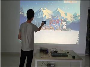 Trẻ em Người lớn tương tác chiếu tường trò chơi vui chơi giải trí công viên Trò chơi bắn súng Laser chụp Pistol Đồ chơi súng IR chụp đồ chơi - Product Image 4