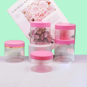 Lớn tầm cỡ nhựa mỹ phẩm bao bì chậu 500ml 800ml 1000ml Kem dưỡng da cơ thể bơ kem lọ đầy màu sắc có nắp đậy PET cho Kem mắt - Product Image 5