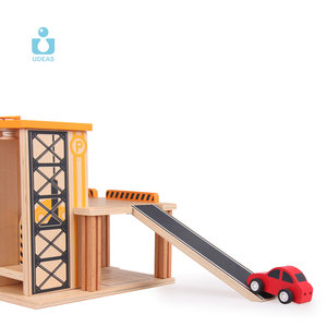 Jeu de puzzle 3D Parking avec ascenseur et station-service, <span class=keywords><strong>garage</strong></span> en <span class=keywords><strong>bois</strong></span> pour voitures, <span class=keywords><strong>jouet</strong></span> pour enfants - Product Image 3