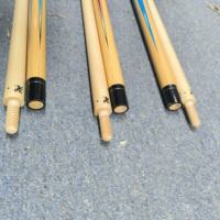 Queue de billard économique en bois d'érable, 1/2 pièce, pointe de 11,5 mm, jointée par vis en bois, pour billard américain et carom, à vendre