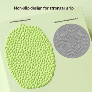 Tapis de <span class=keywords><strong>massage</strong></span> des pieds 63*45cm & Tapis de pédalage – Outil magique pour les employés de bureau pour soulager la fatigue, lavable, design sportif/nordique - Product Image 3