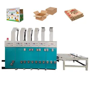 Harga Bagus Mesin Cetak Flexo dan Pencetak Die Cutter Rotary Slotter untuk Pembuatan Kotak Karton Bergelombang