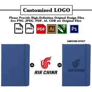 Factory Wholesale Notebooks with Custom Logo Printing Hardcover Pu Leather Elastic Band <b>Journal</b> Notebook for Promo Business Gift - Product Image 2