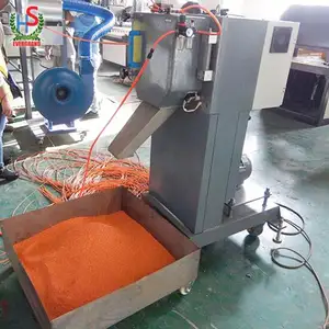 Máquina de fabricación de pellets de plástico reciclado Hdpe, extrusión de película de pe
