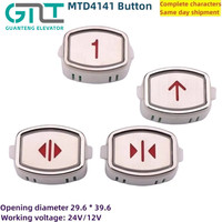 Pièces d'ascenseur Mitsubishi, style design moderne, bouton poussoir à lumière rouge 24V, DA411B113 MTD411, accessoires d'ascenseur Canny, matériau PCB 1 1