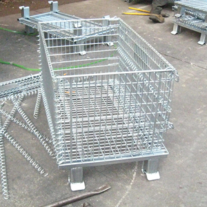 <span class=keywords><strong>Cages</strong></span> de stockage métalliques robustes Solution durable et peu encombrante pour le stockage de marchandises et d'équipements en entrepôt - Product Image 5
