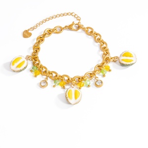 Handmade Stainless Steel Bracelet for Women Trendy DIY Electroplated 18K Gold Jewelry <b>Charm</b> Bracelets for Anniversaries - Product Image 5