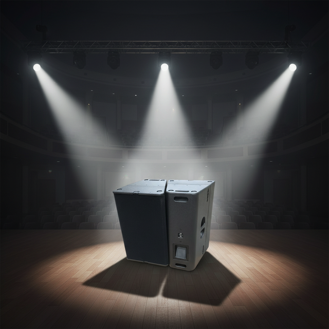 Ipalead T24N Professional Powered PA Speaker-1000W High Power Audio Conference System for Live Sound KTV Outdoor Events