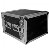 KKMARK 8U Space Amp Amplificateur Rack Mount Flight Road case ATA 19 ''Profondeur