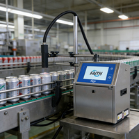 Imprimante CIJ haute vitesse Faith pour le codage de la date de production des bouteilles de boissons et d'aliments