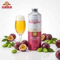 Kingstar Passievrucht Chinese Kruidenbier 1L blikjes 4,1% alcohol Lichte kleur Natuurlijke smaak Gepasteuriseerd Klaar voor wereldwijde verkoop