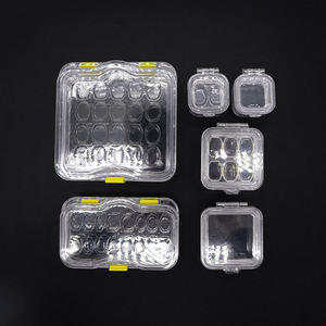 Denture Storage Box 6 Compartment Clear Plastic Case For Veneer Teeth Care - Product Image 4