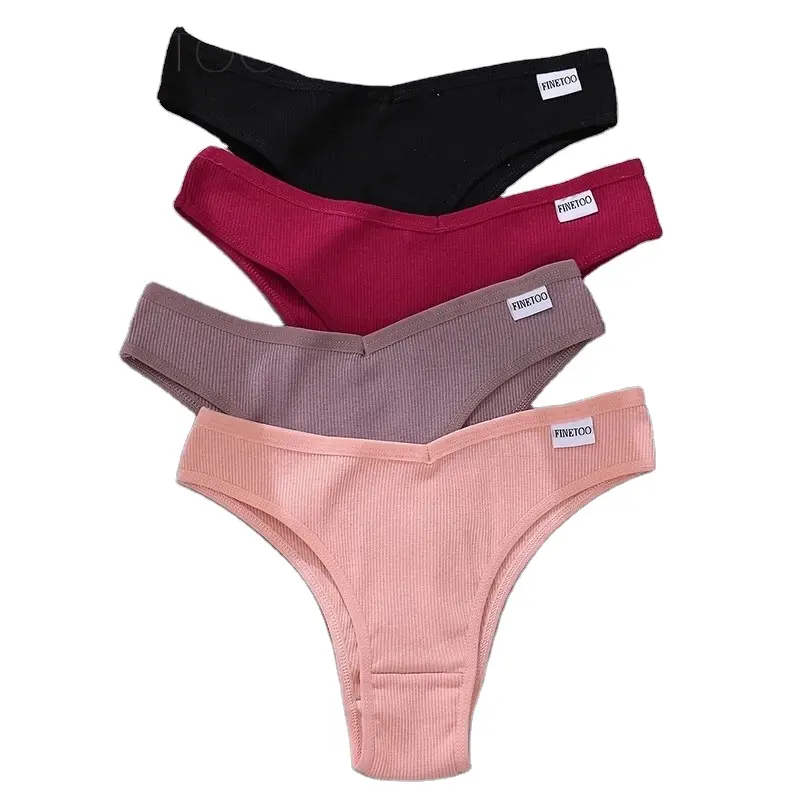 Mutandine a vita bassa mutandine perizoma in cotone da donna intimo mutande per ragazze slip femminili Lingerie