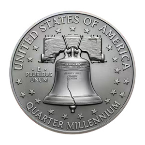 Moneta Commemorativa in Metallo a Tema Dea della Libertà - 250° Anniversario USA - Articolo da Collezione e Souvenir - Product Image 6