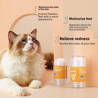 Baume pour pattes d'animaux, directement de l'usine, sans danger pour la léchage, protège, répare, nourrit les pattes sèches et gercées des animaux de compagnie
