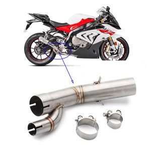 มอเตอร์ไซค์มอเตอร์ไซค์หนีพิทไบค์สำหรับ <span class=keywords><strong>BMW</strong></span> S1000 <span class=keywords><strong>RR</strong></span> S1000RR <span class=keywords><strong>2017</strong></span> 2018ระบบท่อข้อต่อกลางแบบเลื่อน - Product Image 5