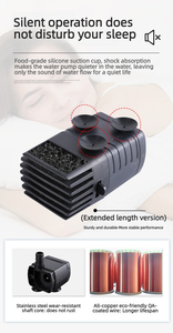 Mini pompe à eau USB <span class=keywords><strong>5V</strong></span> sans balais, distributeur d'eau pour animaux de compagnie, boîte en plastique transparente, écologique - Product Image 5
