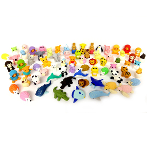 Borrador 3D de TPR con diseño de animales de dibujos animados y alimentos/vegetales, borrador de tinta 3D para regalo - Product Image 2